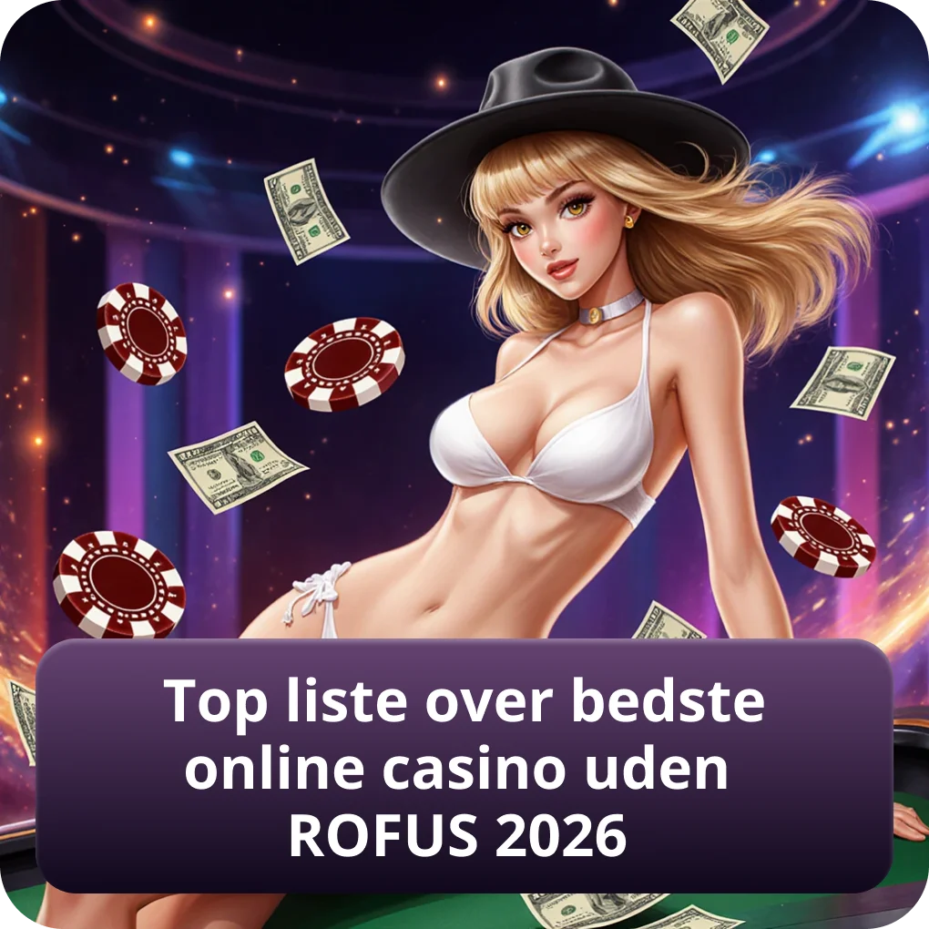 Komplet rangering af de bedste online casinoer uden ROFUS for danske spillere i 2026 Top liste over de bedste online casinoer uden ROFUS i 2026