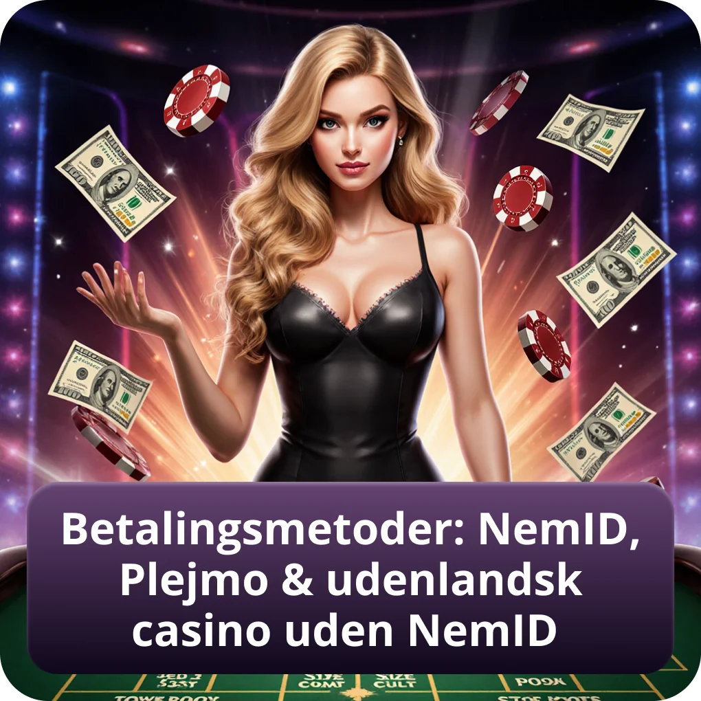 Gennemgang af tilgængelige betalingsmetoder inklusive NemID, Plejmo og alternativer på casinoer uden ROFUS Betalingsmuligheder: NemID, Plejmo og internationale casinoer uden NemID