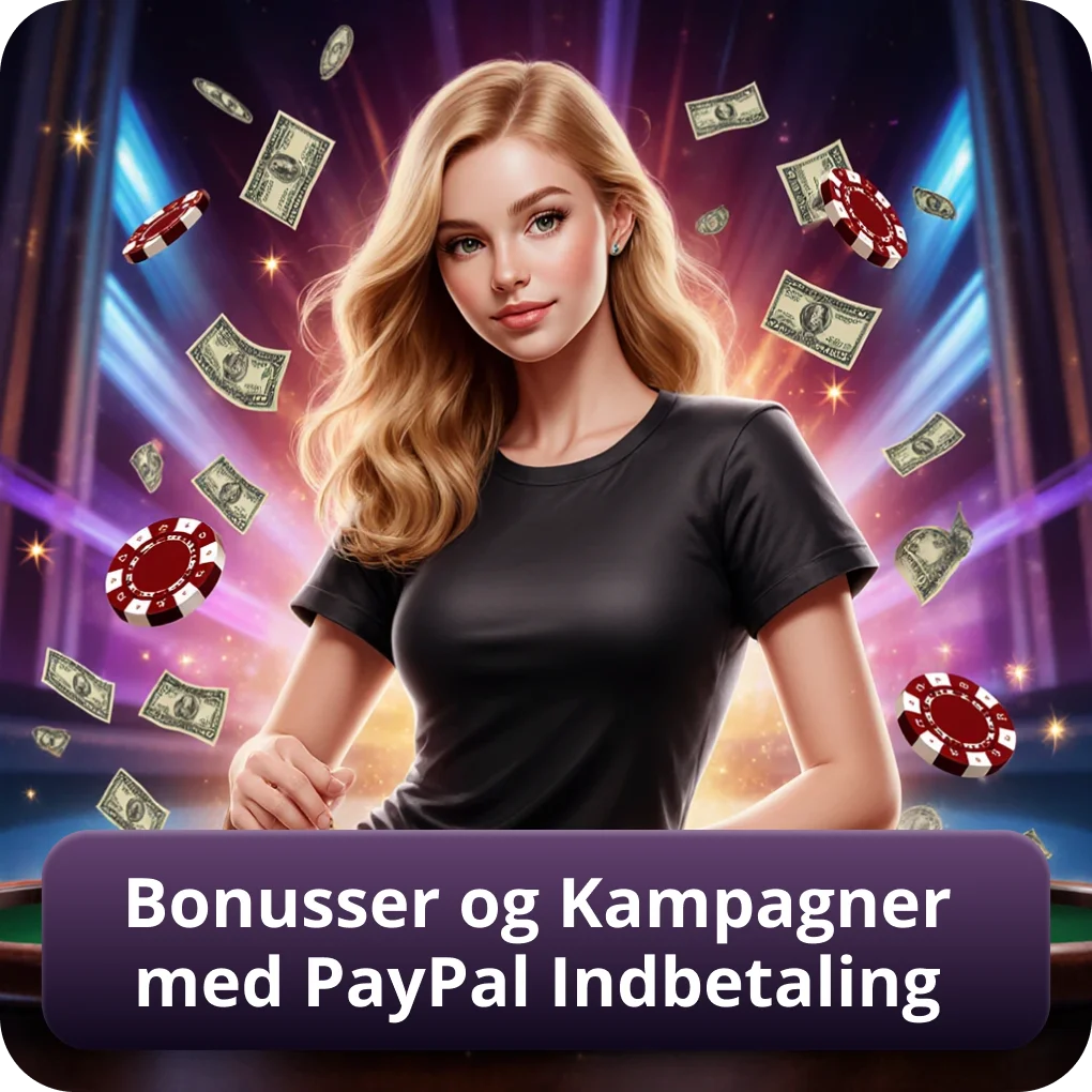 Bonusser og kampagner tilgængelige ved PayPal-indbetaling på casino